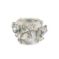 TOPF Prince Beige 18.5/18/12cm - Beige, Keramik (12cm) - PTMD Collection