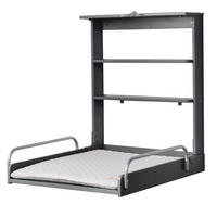 WANDWICKELREGAL roba Style grau - Anthrazit, Holzwerkstoff (66.5/78/76.5cm) - Roba