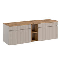 WASCHTISCHUNTERSCHRANK 140.4cm Zelie Kaschmir - Beige, Holzwerkstoff (140.4/48/46cm) - Petits-meubles