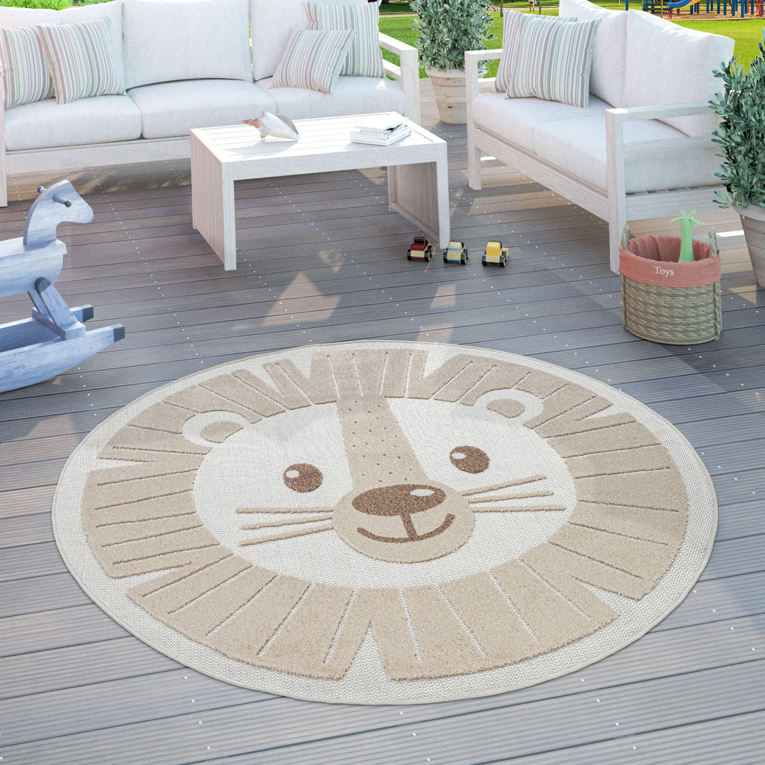 KINDERTEPPICH 200/200 cm Tweet 464 - Beige, Textil (200/200cm) - Paco Home