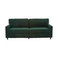 SOFA 2-Sitzer 203/77,5/86 cm Smaragd - Smaragdgrün, Textil (77.5/86/203cm)