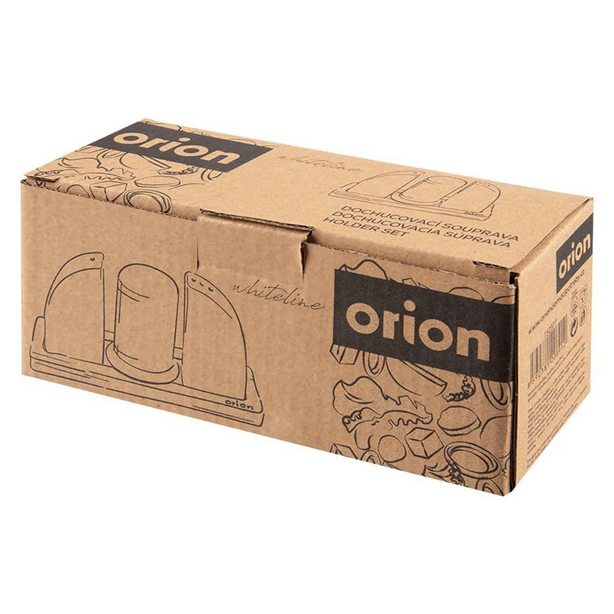 SALZ/PFEFFER-SET Porzellan/Zahnstocherhalter 4-tlg. Weiß - Weiß, Keramik (6.5/8.5/16cm) - Orion 