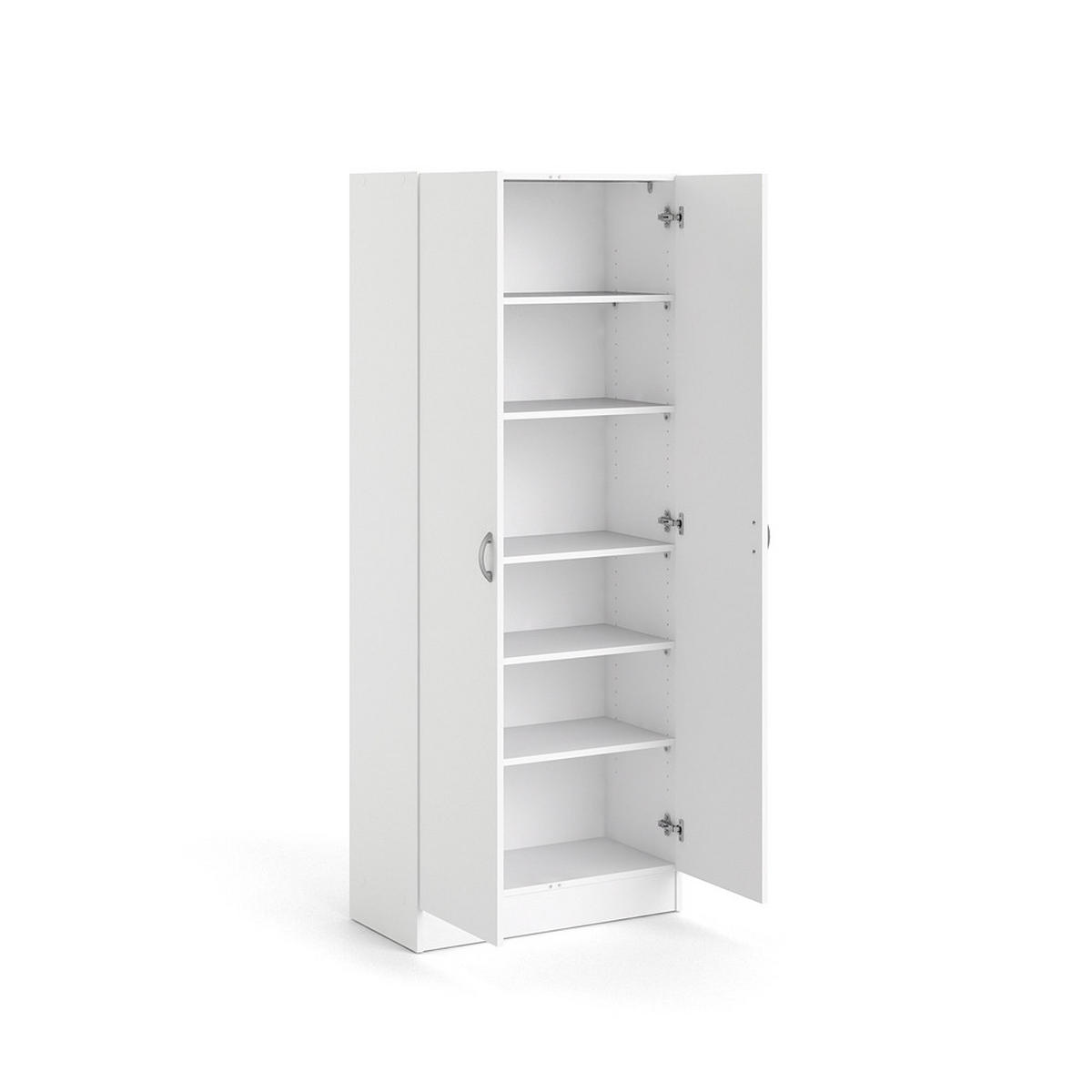 KLEIDERSCHRANK weiß - Weiß, Holzwerkstoff (69/170/35cm) - ebuy24