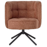 ESSZIMMERSTUHL Odin Braun 67/73/80cm - Braun, Textil (73/80/67cm) - PTMD Collection