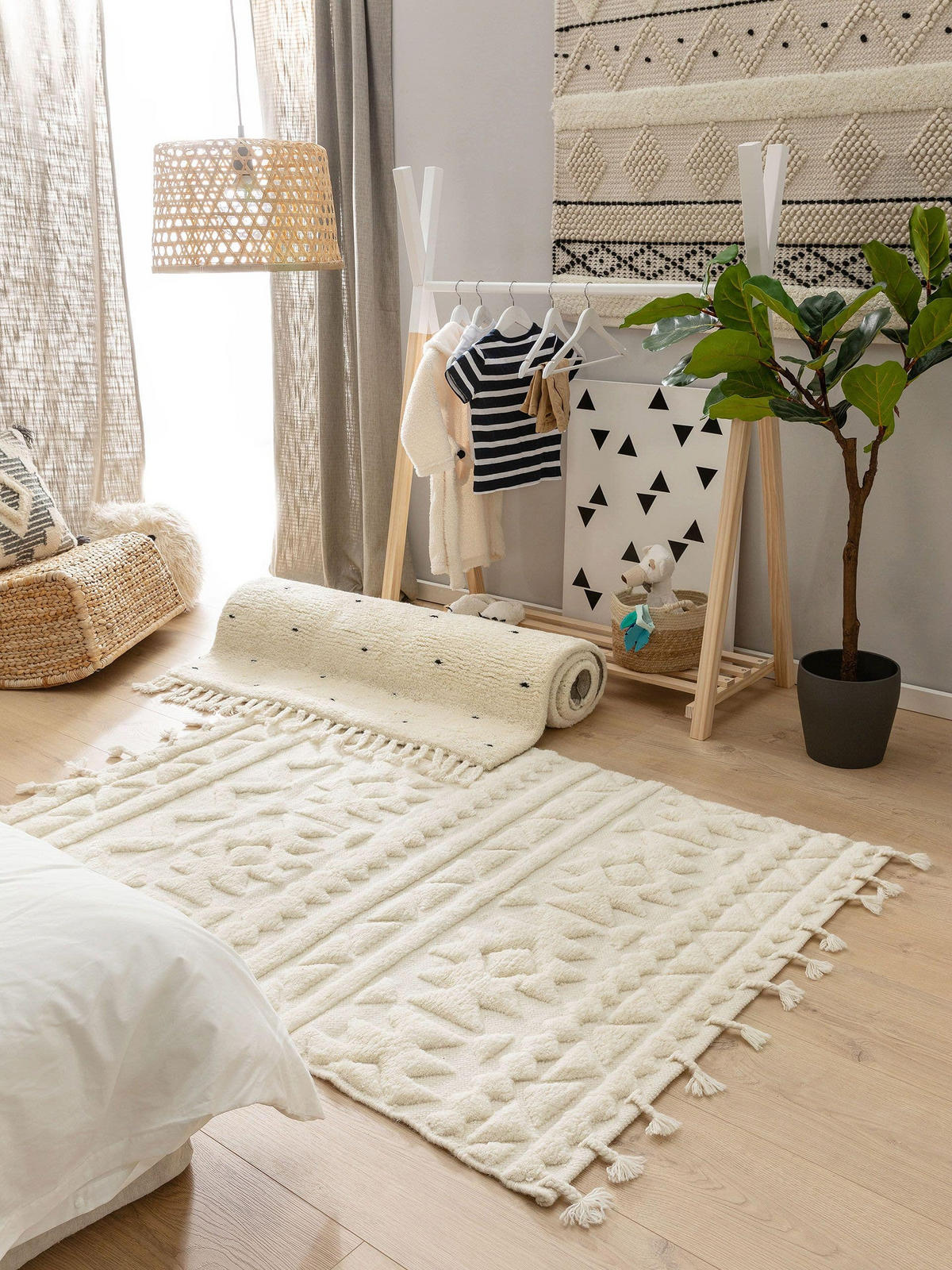 KINDERTEPPICH Theo Cream 80x150 cm - Creme, Textil (80/150cm) - Lytte