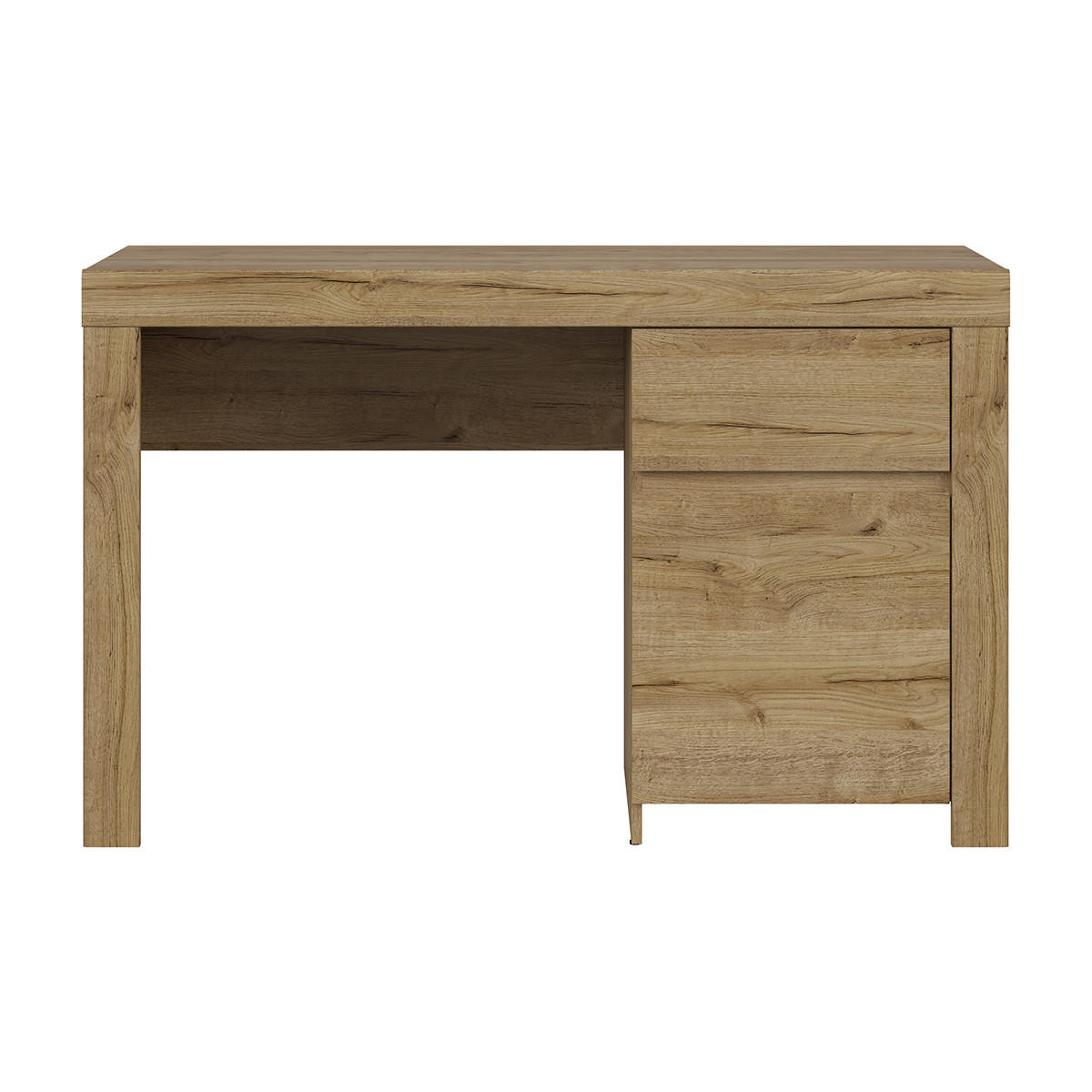 SCHREIBTISCH Hella Holz - Braun, Holzwerkstoff (57/130/81cm) - Petits-meubles
