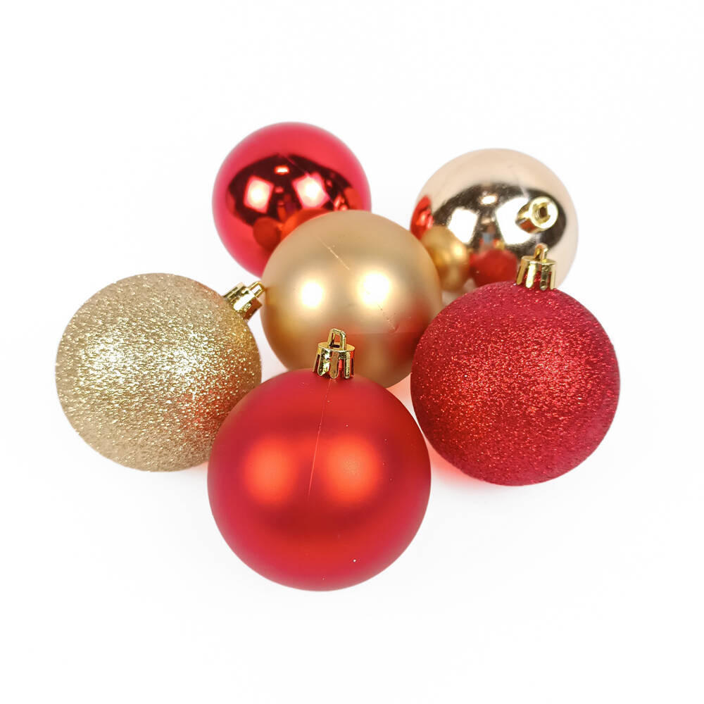 Atmosphera Createur d´interieur Weihnachtskugeln Gold 7x8.2x7 cm