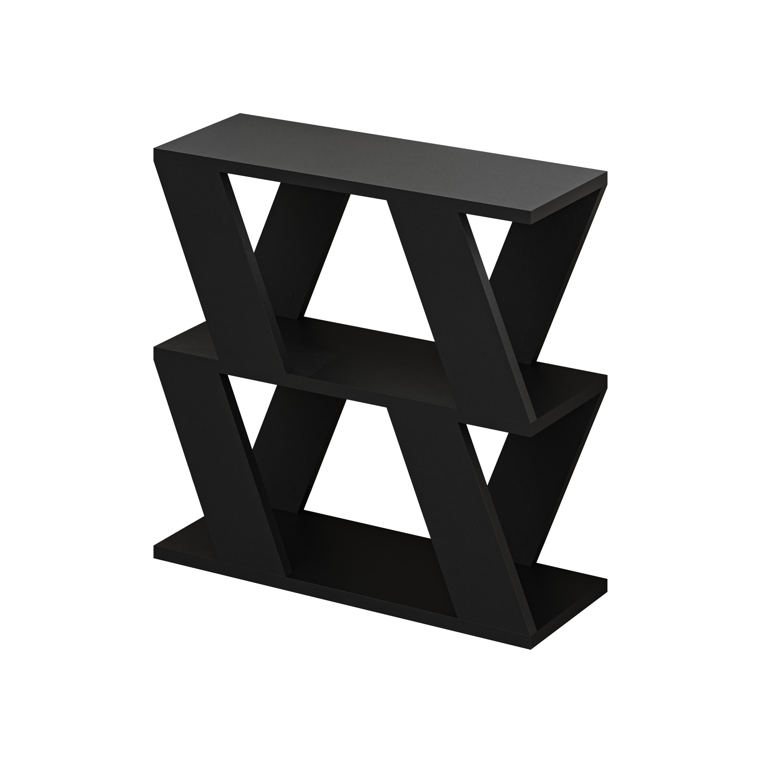 Decortie Beistelltisch Schwarz 60x55.4x21.2 cm