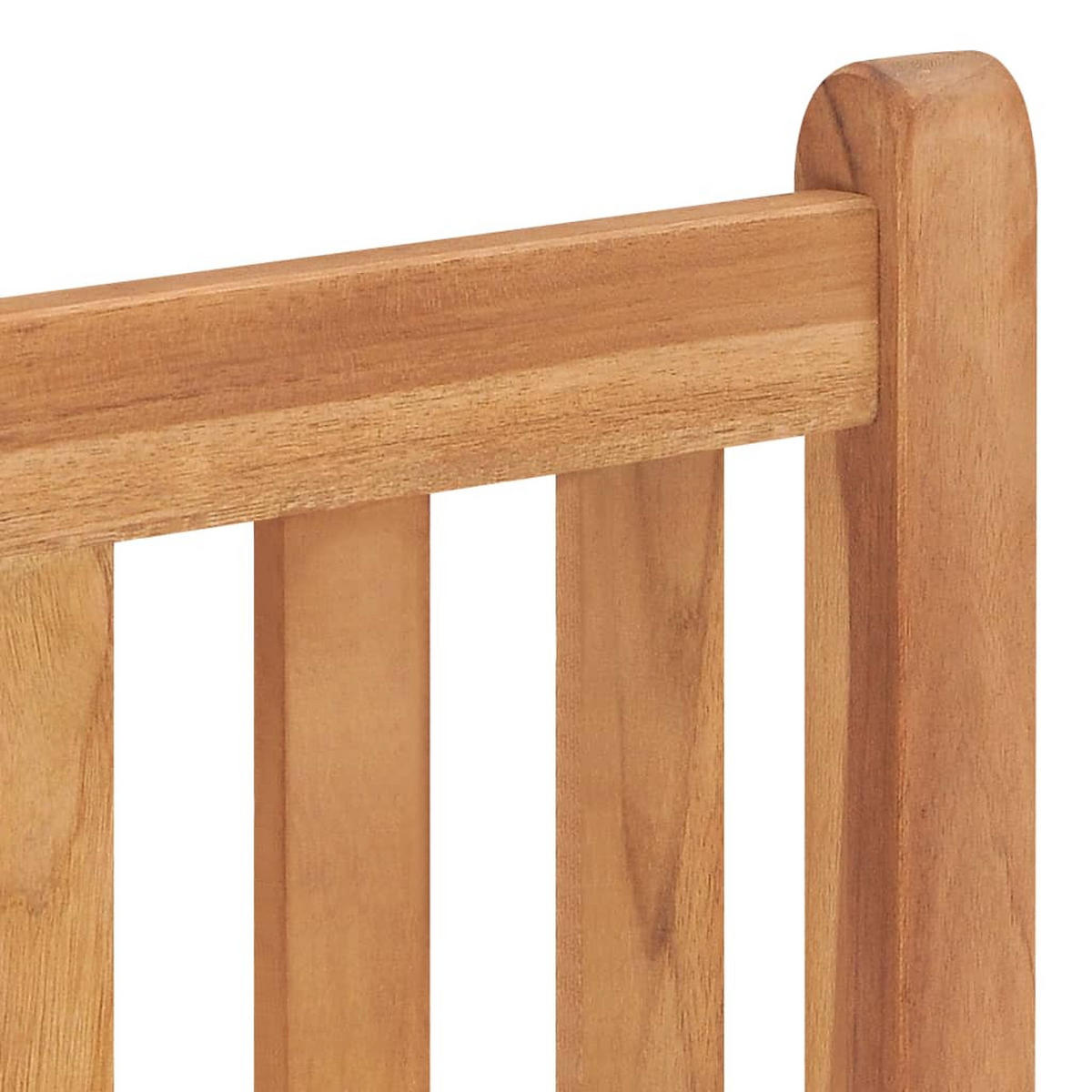 GARTENSTÜHLE 2er Set Massivholz Teak - Braun, Holz (50/90/53cm) - vidaXL