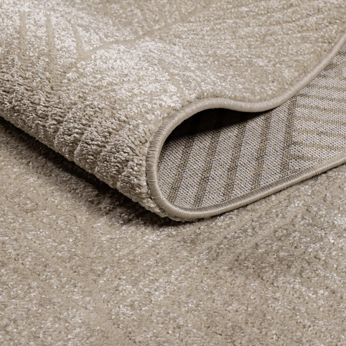 KURZFLOR-TEPPICH Fancy 904 Beige 80x150 cm - Beige, Textil (80/150cm) - carpet city