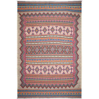 HANDWEBTEPPICH Sumak Sirdjan Mehrfarbig 242/160 cm Schurwolle - Multicolor, Textil (160/242cm) - Looma
