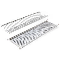 GESCHIRRABTROPFER für Hochschränke, Modul 1000mm, Edelstahl - Edelstahlfarben, Metall (24/8/97cm) - EMUCA