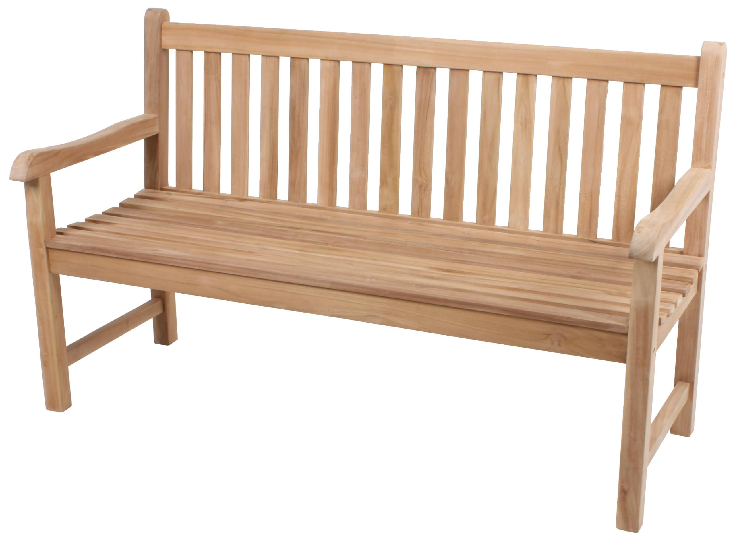 GARTENBANK Marcel 3-Sitzer 150 cm Terrassenbank - Hellbraun, Holz (63/92/150cm) - DELUKE