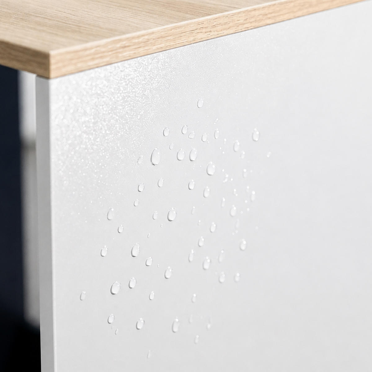 TVÄTTMASKINSSKÅP Vit spånskiva 88 cm - Vit, Träbaserade material (68/88/60cm) - Relaxdays