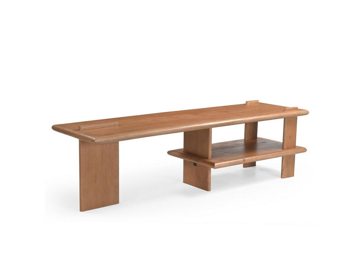 LOWBOARD Arona Mangoholz 160 cm / 45 cm Natur - Naturfarben, Holz (160/45/44cm) - Villa Möbel