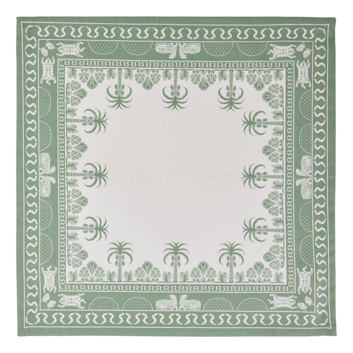 SERVIETTE (6er-Set) Monteverde 42x42 cm - Grün, Textil (42/42cm) - Butlers