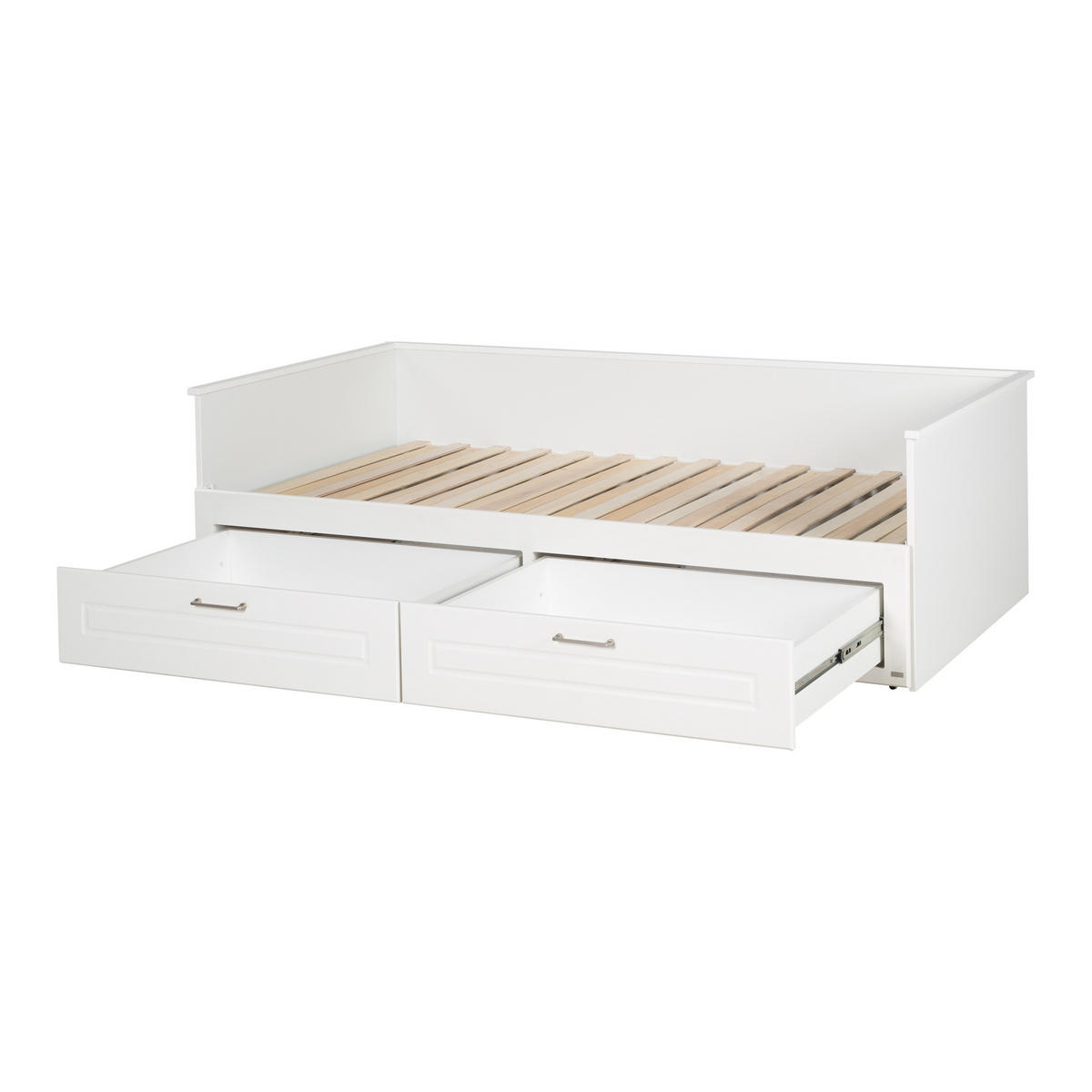 TAGESBETT Felicia 90x200 cm bis 180x200 cm - Weiß, Holzwerkstoff (90/200cm) - Roba
