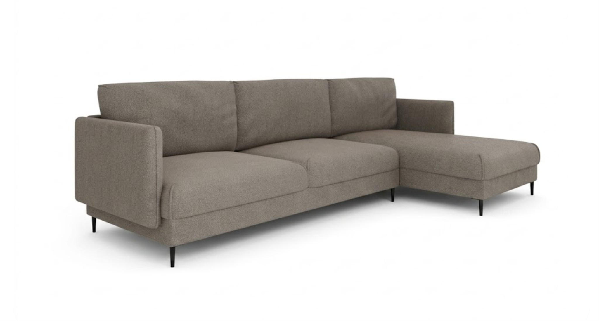 Fun Möbel Ecksofa Grau 323x164 cm
