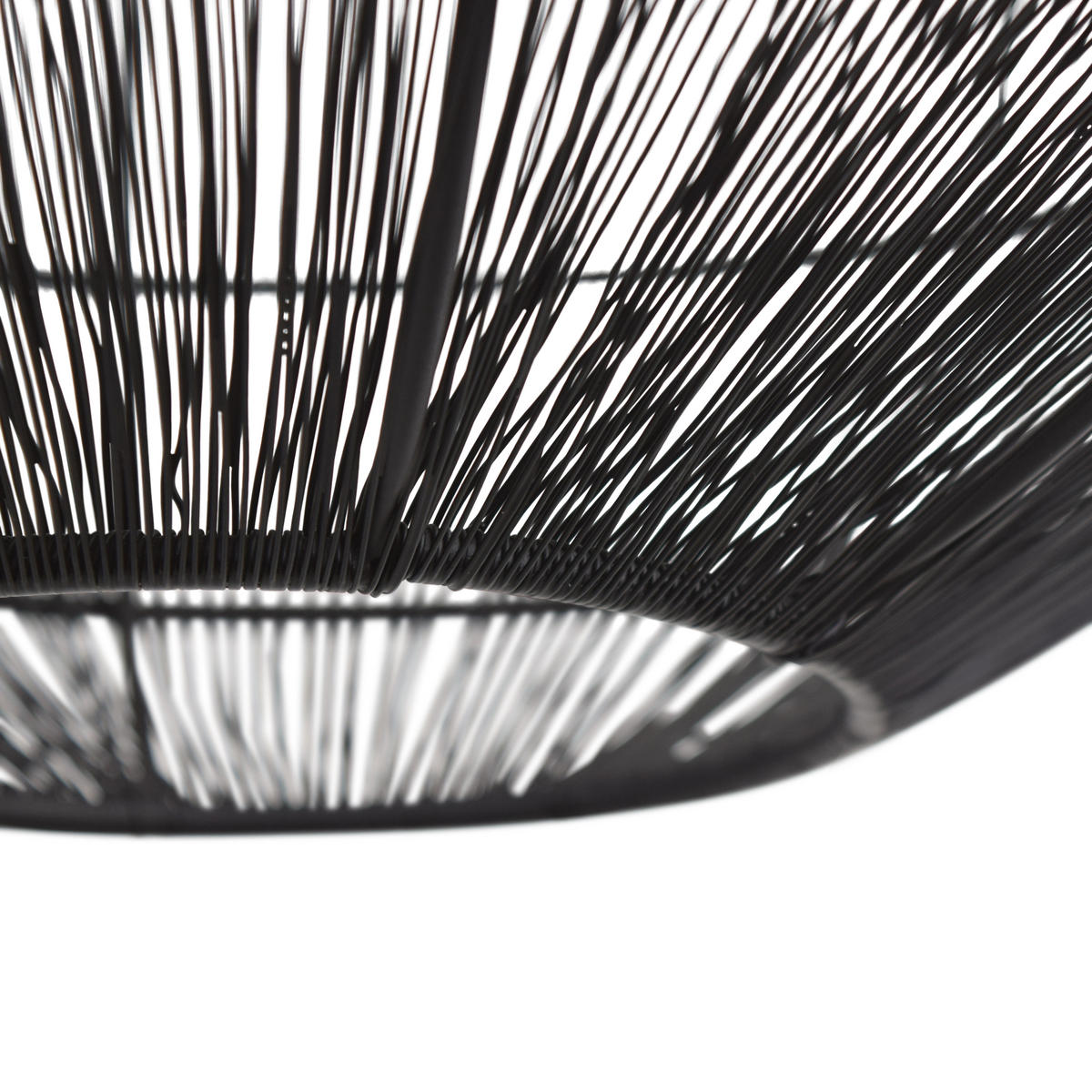 HÄNGELAMPE Vida Schwarz - Schwarz, Metall (35/35/120cm) - Urban Interiors