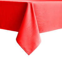 TISCHDECKE – 140 x 220 cm- Rot - Rot, Textil (140/220cm)
