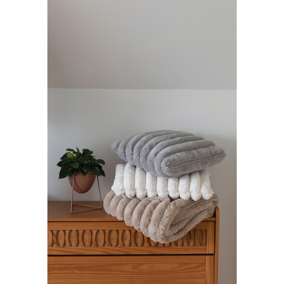BETTÜBERWURF Alice leinen 180 x 260 cm - Braun, Textil (180/260cm) - Vivaraise