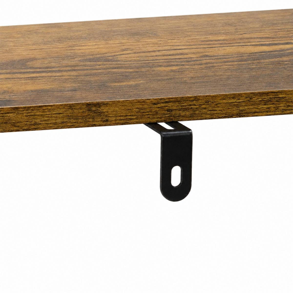 VJEŠALICA Crna industrijska s klupom za cipele 176 cm - višebojno, drvni materijal/metal (80/176/30cm) - Relaxdays