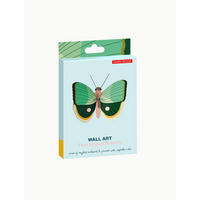 WANDDEKO Jade-Schmetterling 5/14 cm - Multicolor, Wellpappe (5/14/14cm) - KUNSTLOFT