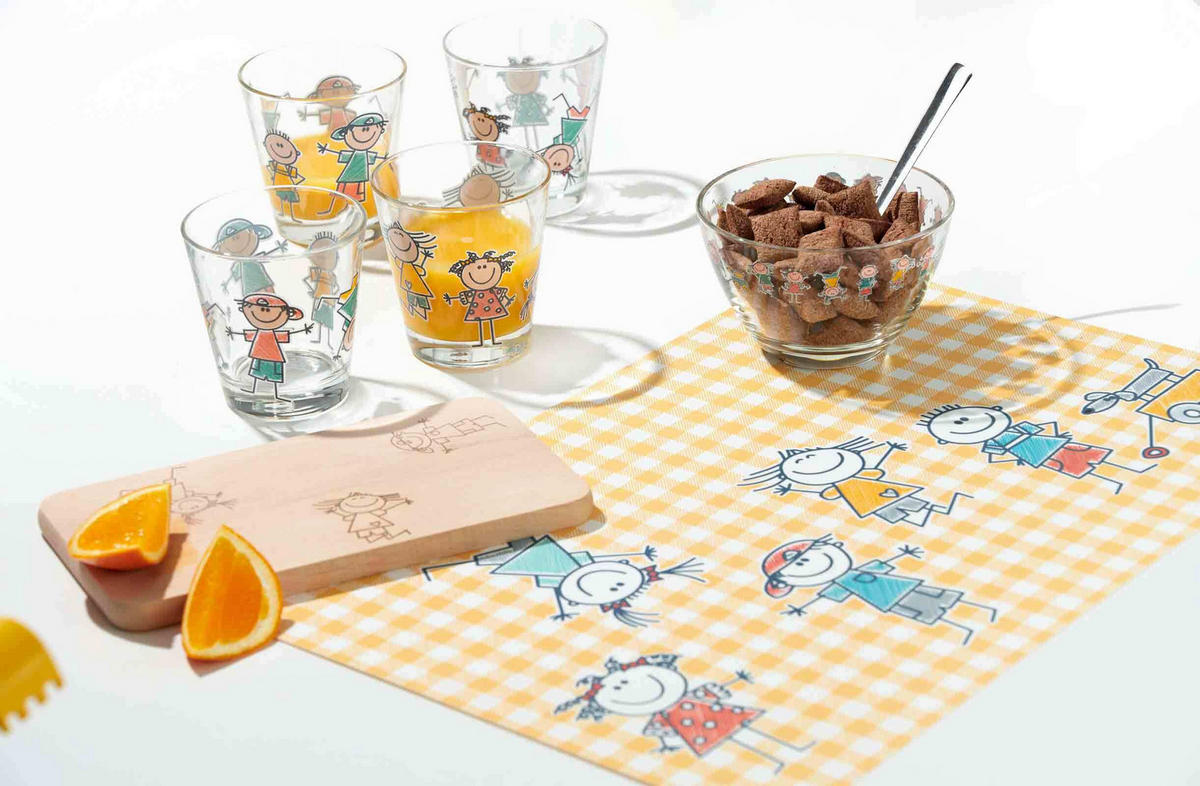 TRINKGLAS BOYS BEST FRIENDS bunt 270 ml - Multicolor, Glas (0.27L) - Ritzenhoff Breker
