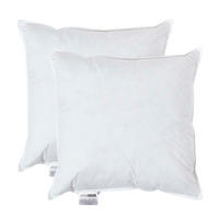 FÜLLKISSEN 2er-Set, Federkissen 40/40 cm - Weiß, Textil (40/40cm) - Homescapes
