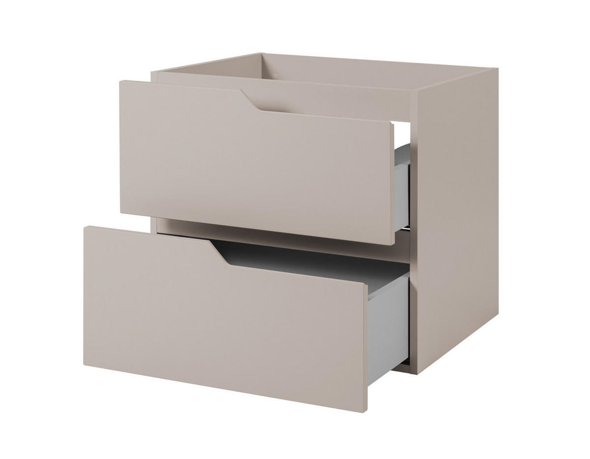 BADEZIMMERSCHRANK: Kaschmir, 60 x 57 x 46 cm - Kaschmir, Holzwerkstoff (60/57/46cm) - 3XE LIVING