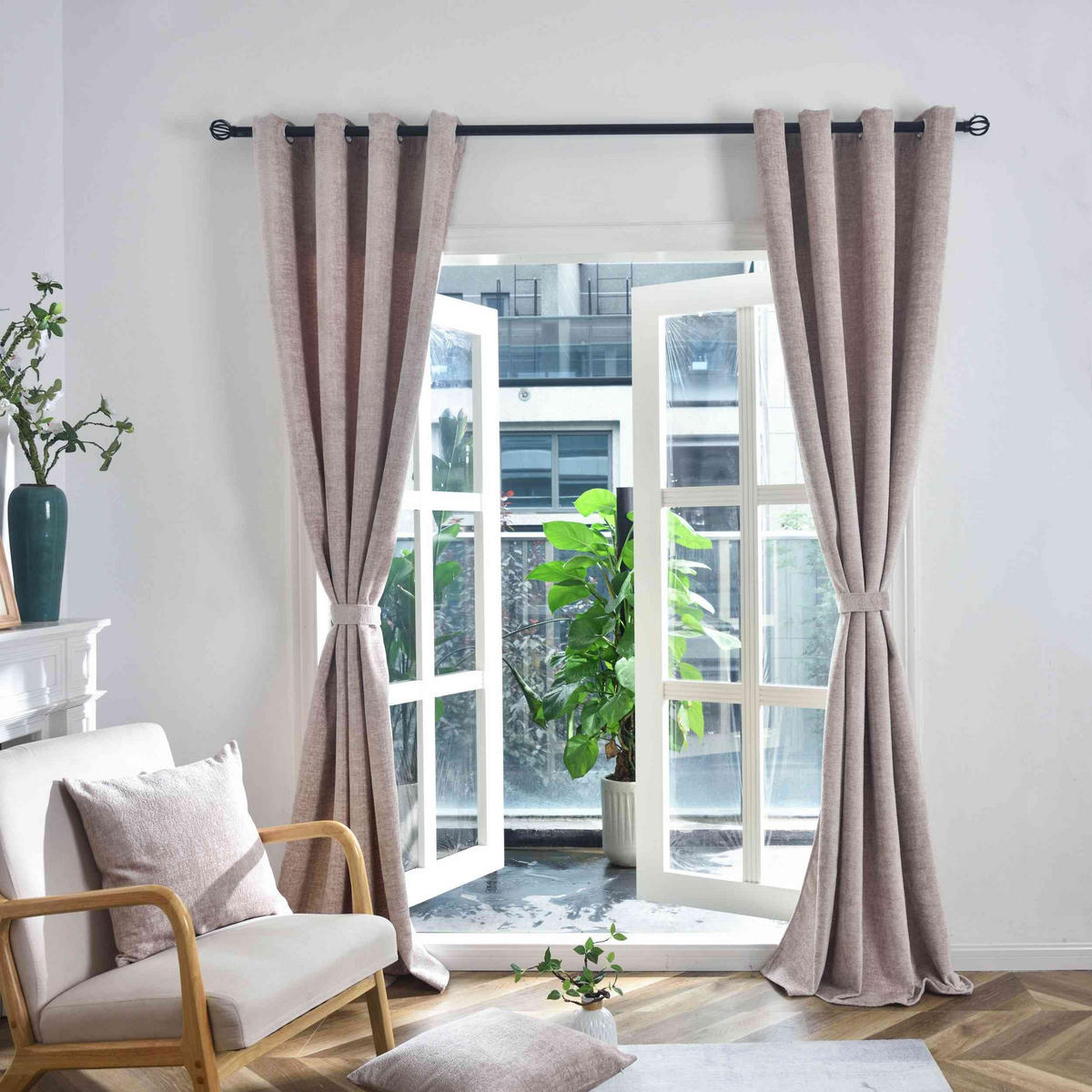 VORHANG NÜRNBERG HxB 245x135 cm Beige - Beige, Textil (135/245/245cm) - Gardinenbox