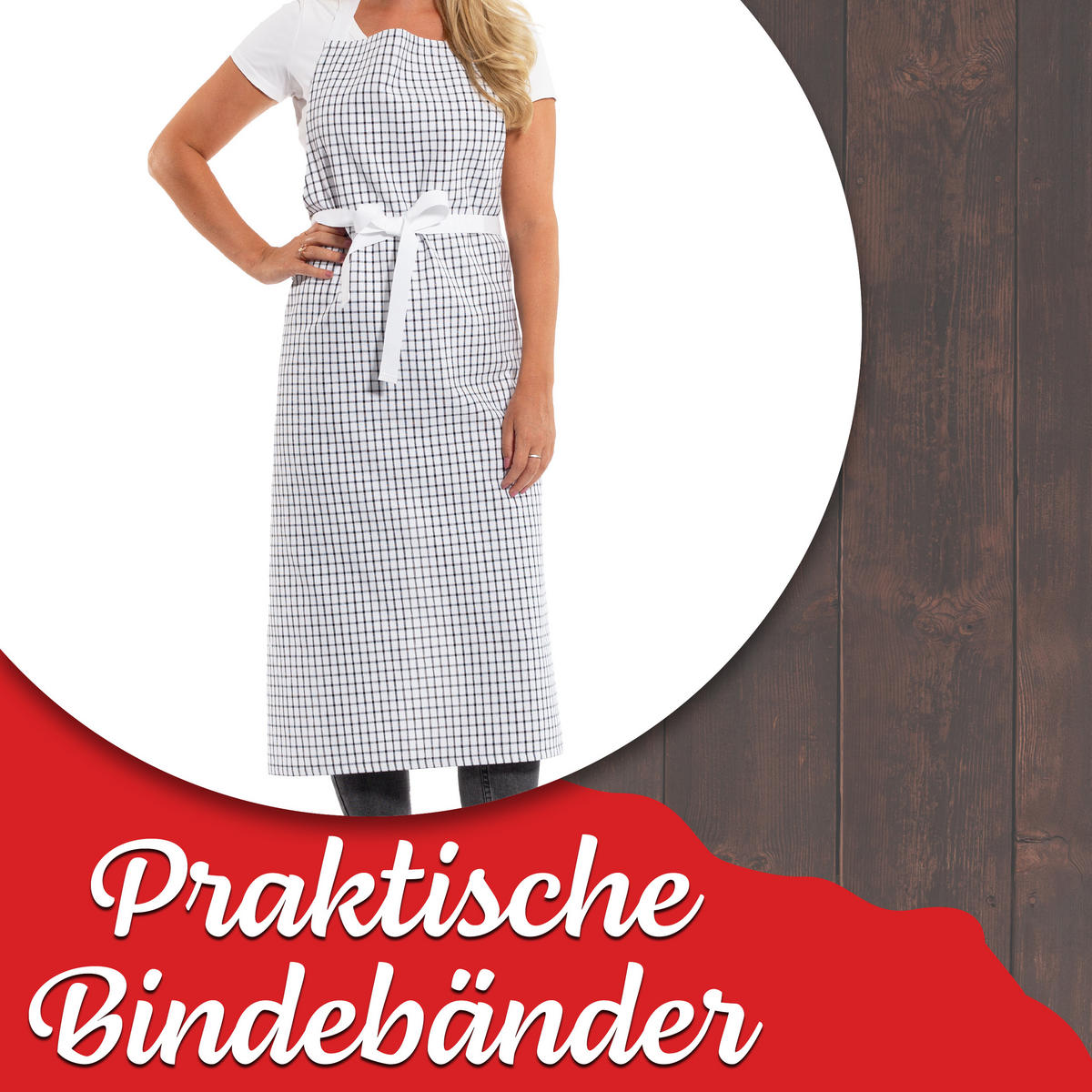 SCHÜRZE , 84x100 xm, 100% Baumwolle, Weiß - Multicolor, Textil (84/100cm) - Zollner