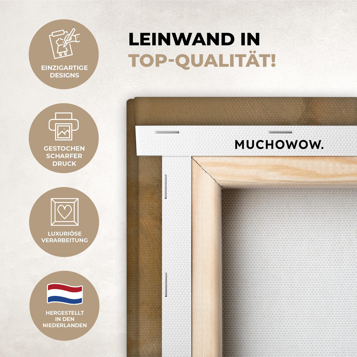 LEINWANDBILD Oliven - Stilleben - Vintage 90x140 cm - Olivgrün, Textil (90/140cm) - MuchoWow