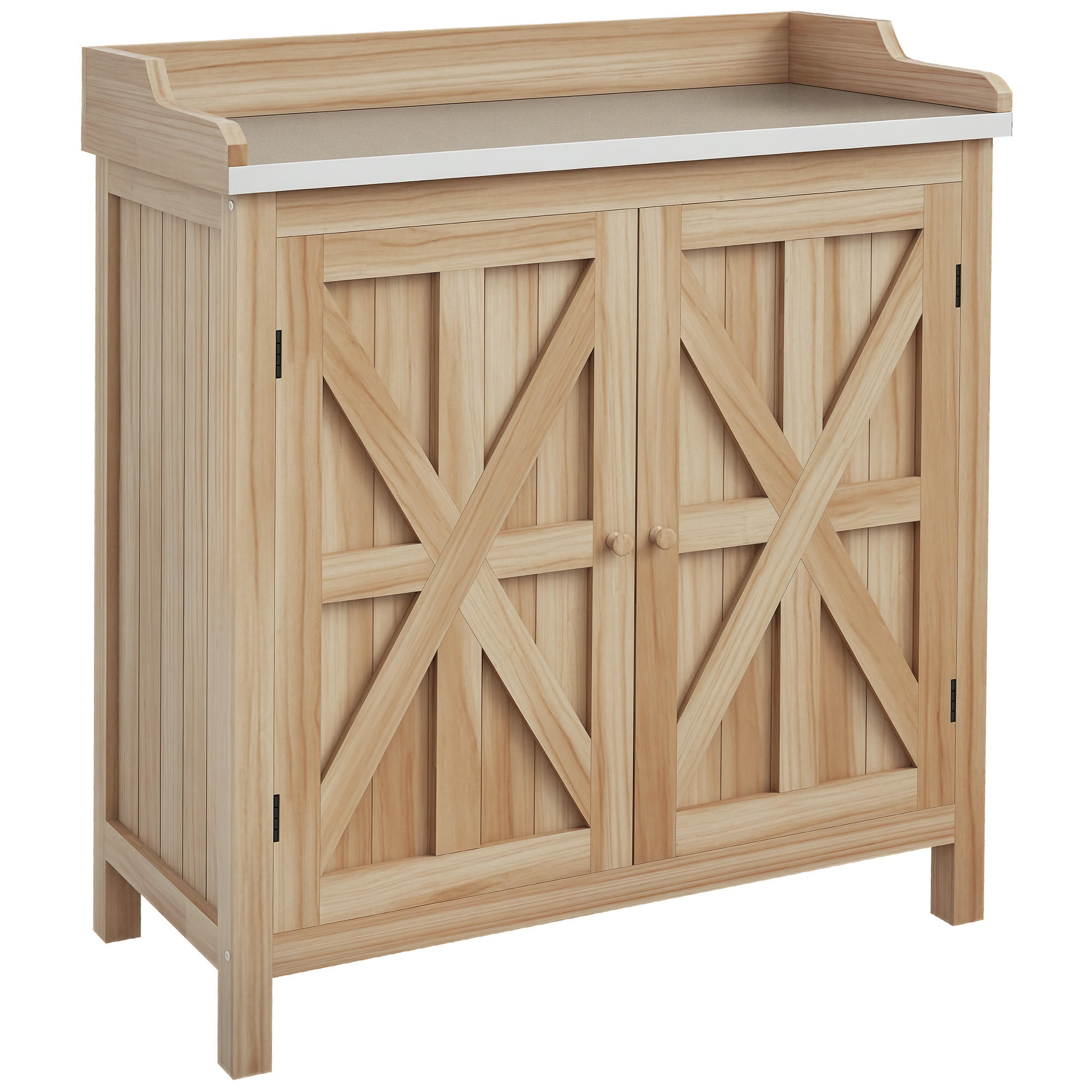 PFLANZTISCH DE-18938 Naturholz - Naturfarben, Holzwerkstoff (83/40/92cm) - ComfortXL