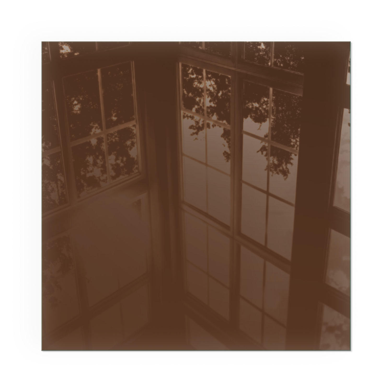 GLASPLATTE für Kamin 60x60 cm - Braun, Glas (60/60/0.4cm) - TULUP