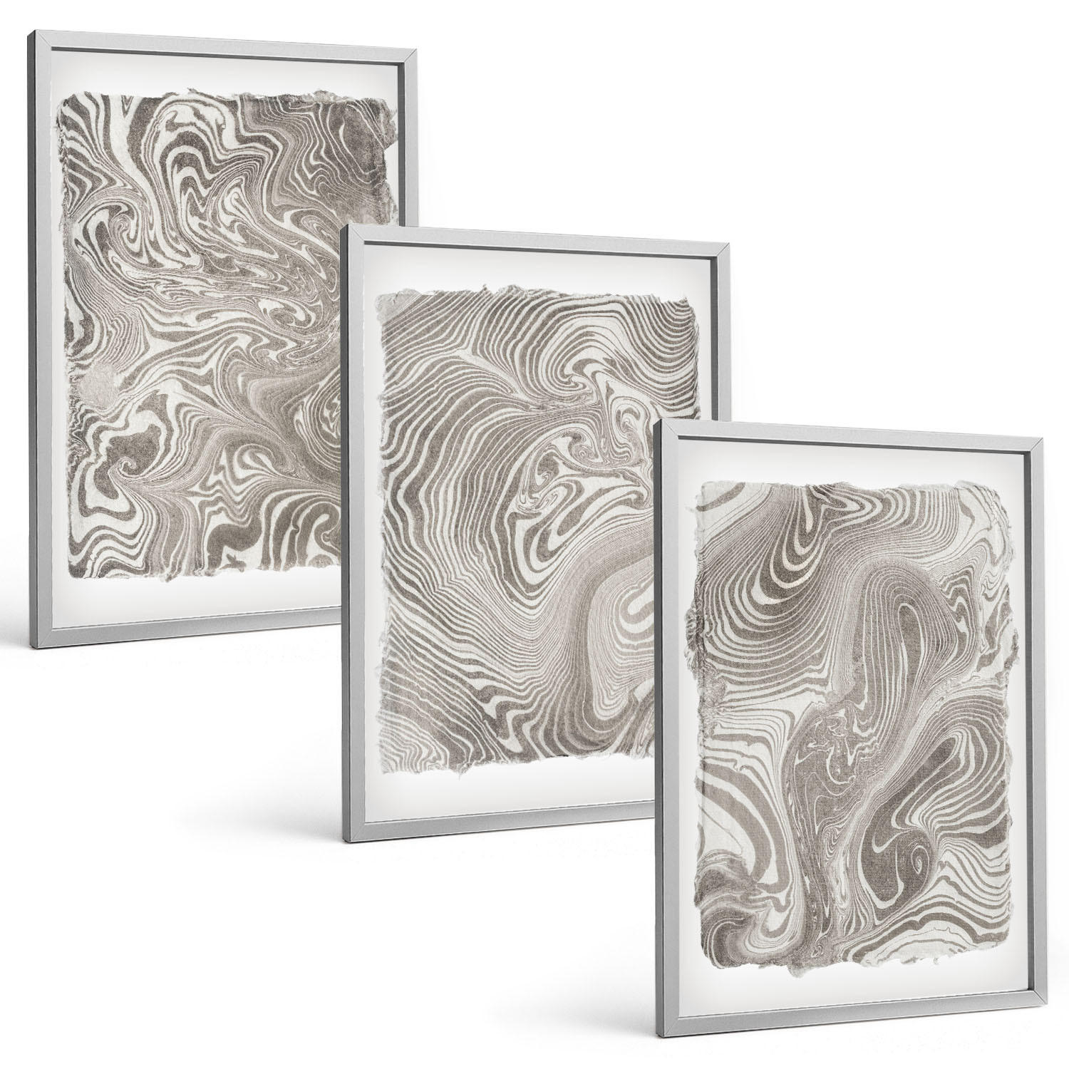 Tulup Bilder Silber 40x60 cm