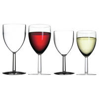 KUNSTSTOFF-WEINGLÄSER transparent 4er Set - Transparent, Kunststoff (0.001L) - Mepal