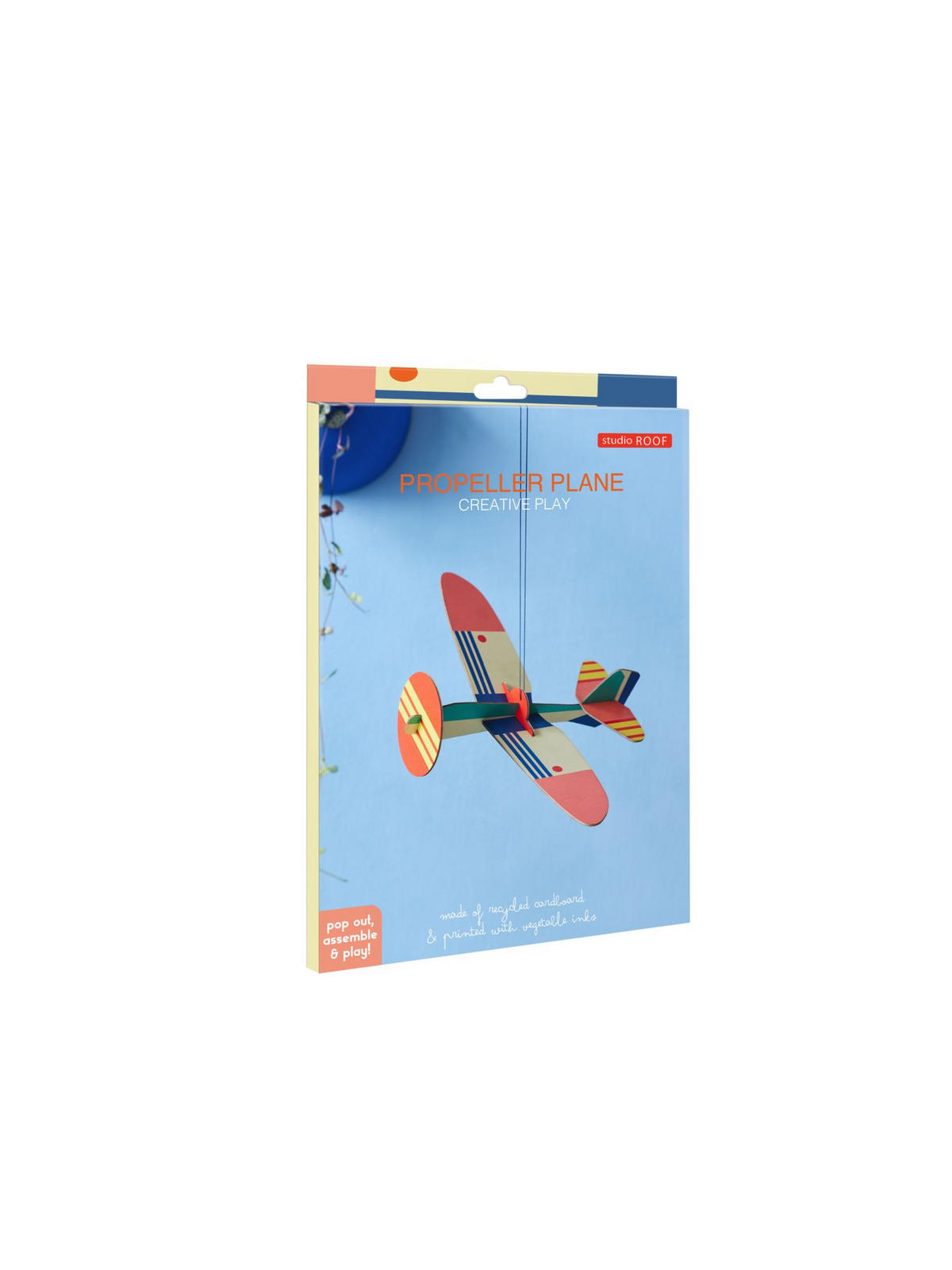 DEKOFIGUR Mobil Leuchts Flugz 7/18.7 cm - Multicolor, Wellpappe (7/18.7/28cm) - KUNSTLOFT