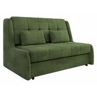 SCHLAFSOFA Viva Elite III - Schwarz/Grün, Holz/Metall (146/85/98cm) - MIRJAN24