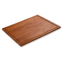 SCHNEIDEBRETT Bambus 50/56 cm - Braun, Naturmaterialien (50/56cm) - Kesper