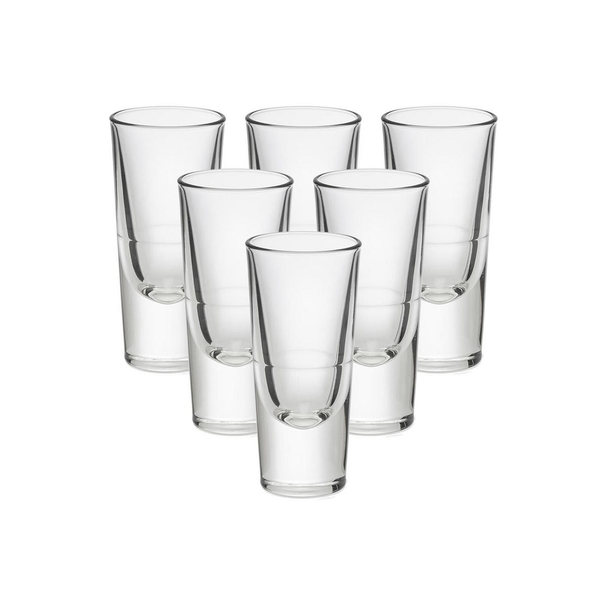 APERITIFGLÄSER Bistro transparent 140 ml 6er Set - Transparent, Glas (0.14L) - Bormioli Rocco