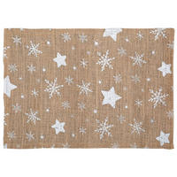 TISCHSET Sterne 45/30 cm - Braun, Naturmaterialen (30/1/45cm) - Atmosphera Createur d´interieur