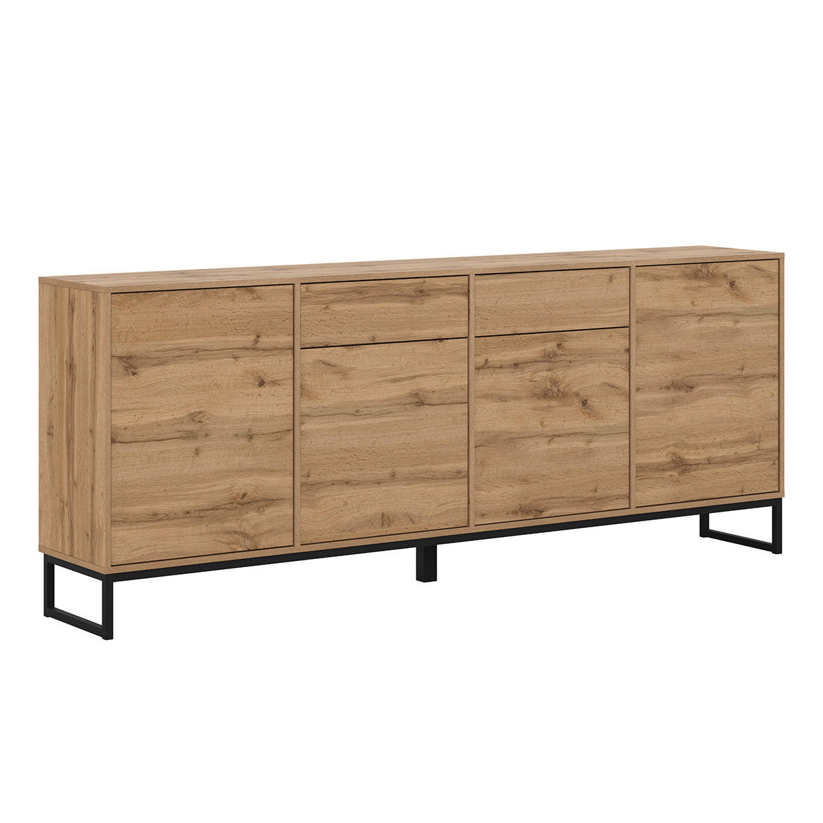 SIDEBOARD Loa Dřevo - hnědá, kompozitní dřevo (208.5/83.5/36.5cm) - Petits-meubles