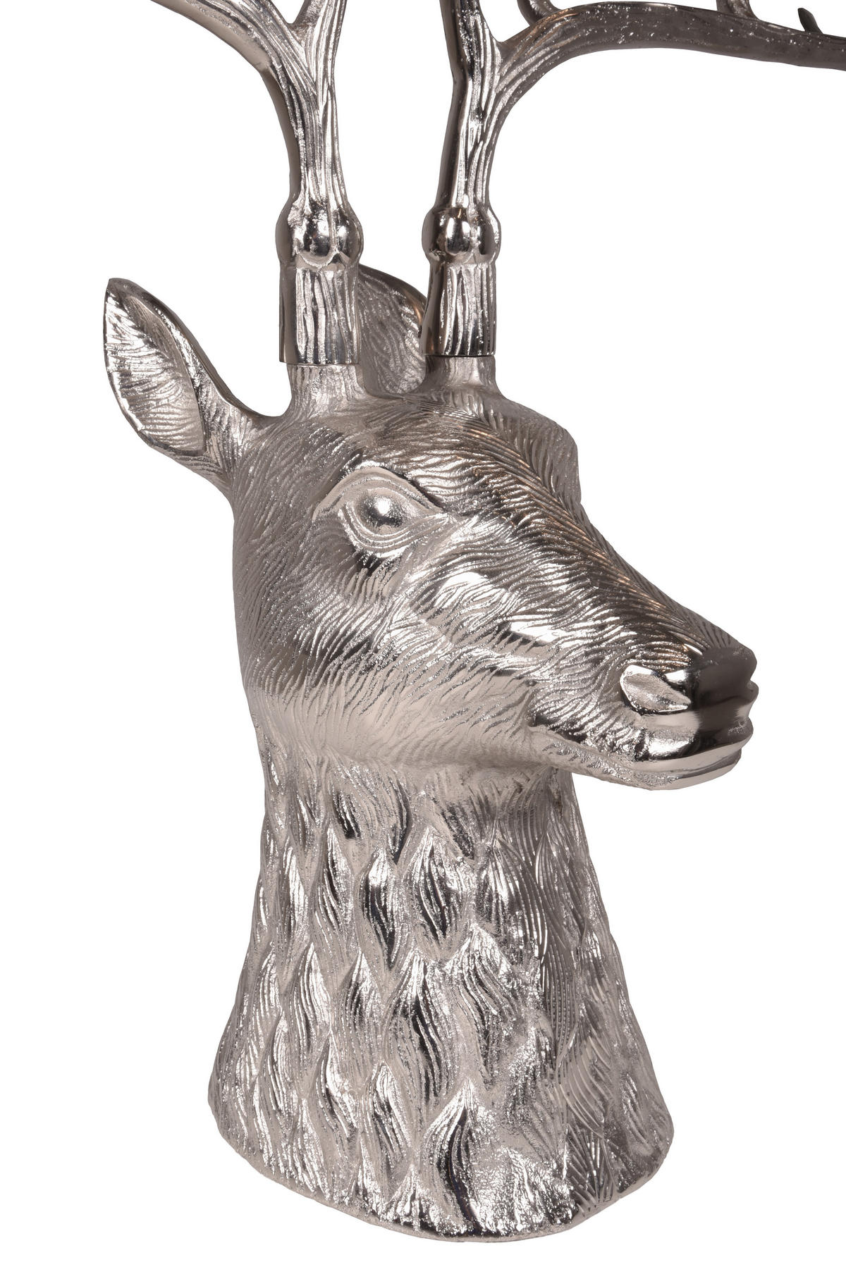 KERZENHALTER Tim für 6 Kerzen Silber 52x29x88cm - Silberfarben, Metall (29/52/88cm) - DELUKE