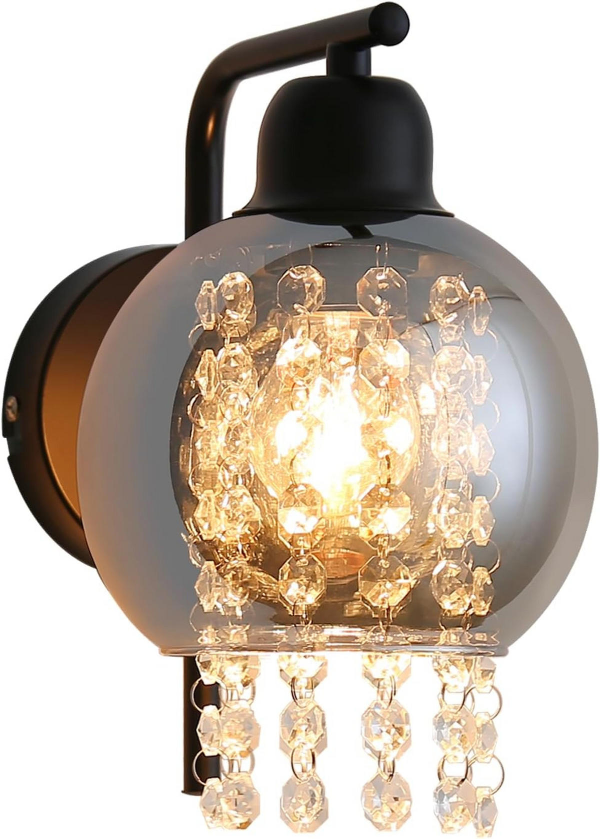 WANDLEUCHTE Zyzzh 15.0/15.0/23.0 cm - Schwarz, Metall (15/23/15cm) - ZMH