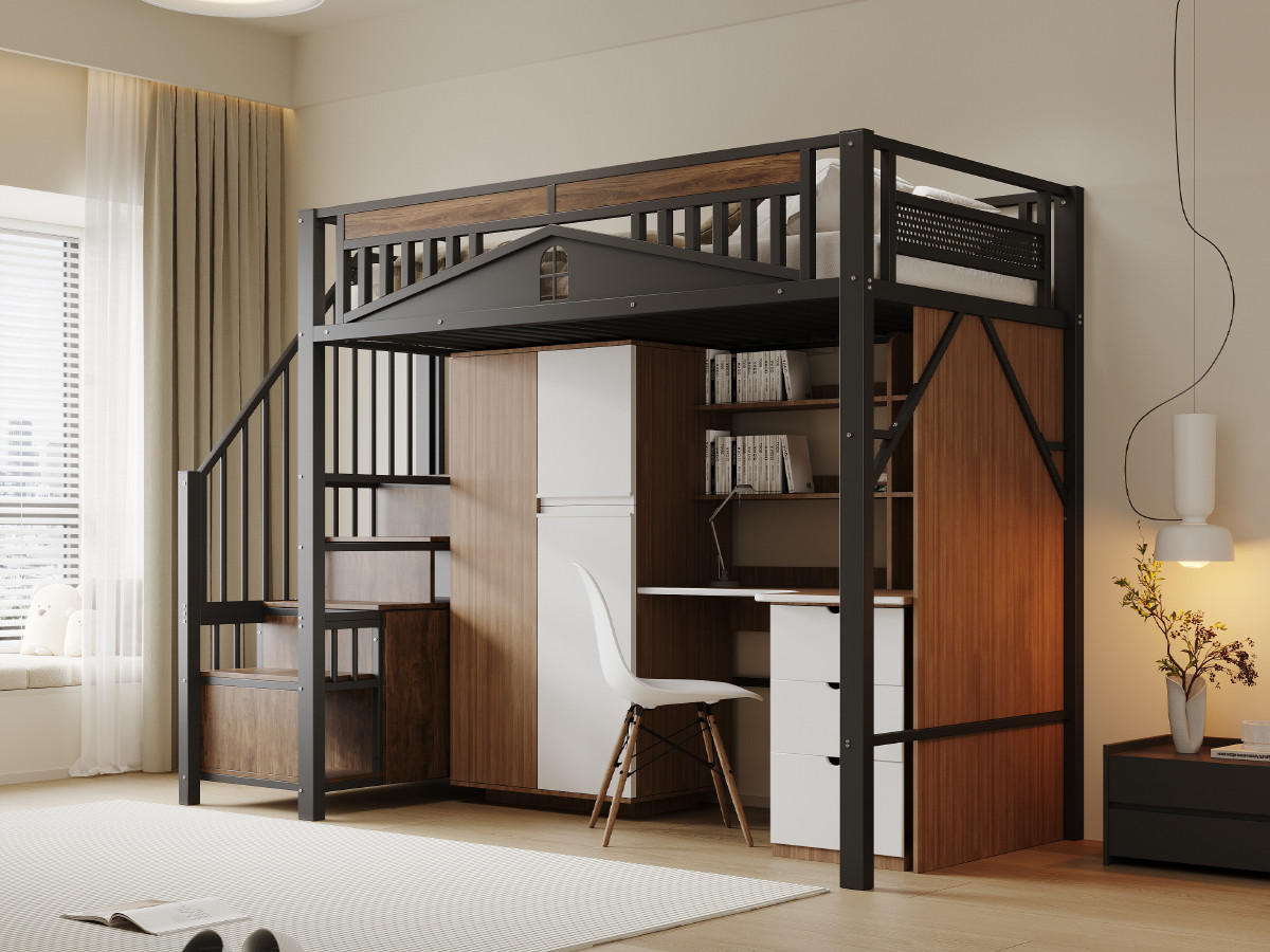 HOCHBETT 90x200 cm Metall Fenster schwarz - Schwarz, Metall (90/200cm) - LEBENLANG