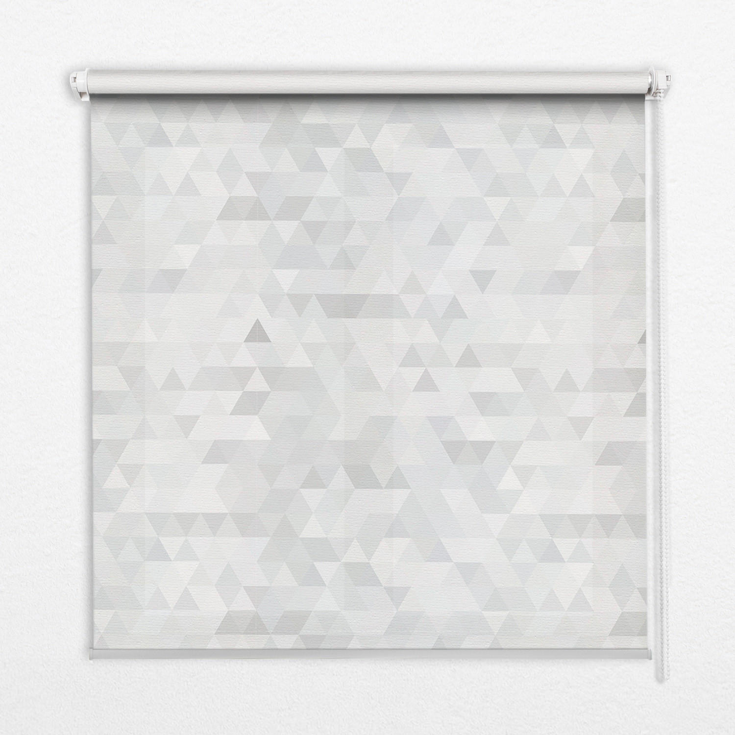 TULUP VNITŘNÍ roleta - okenní roleta - roleta - 120x140 cm - Šedý trojúhelníkový vzor