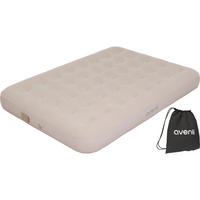 LUFTBETT Luftmatratze selbstaufblasbar Camping CloudCoil beige mit ZenCharge USB Pumpe 191x137x25cm - Beige, Kunststoff (137/191cm) - Avenli