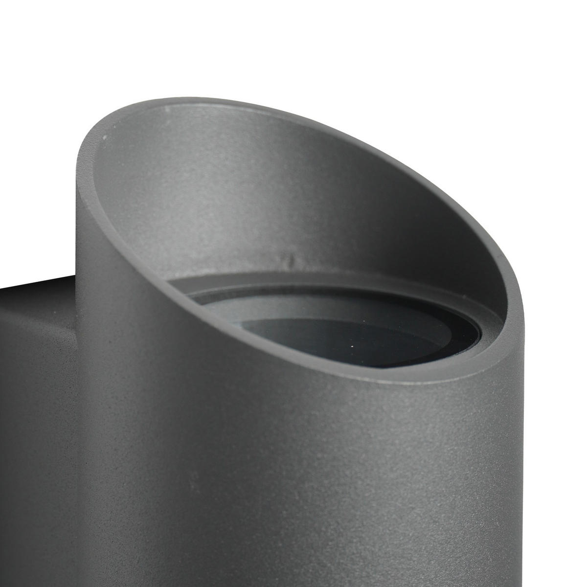 WANDLEUCHTE Nico - Schwarz - 7.7/23.5 cm - Schwarz, Kunststoff (7.7/23.5/23.5cm) - Nordlux