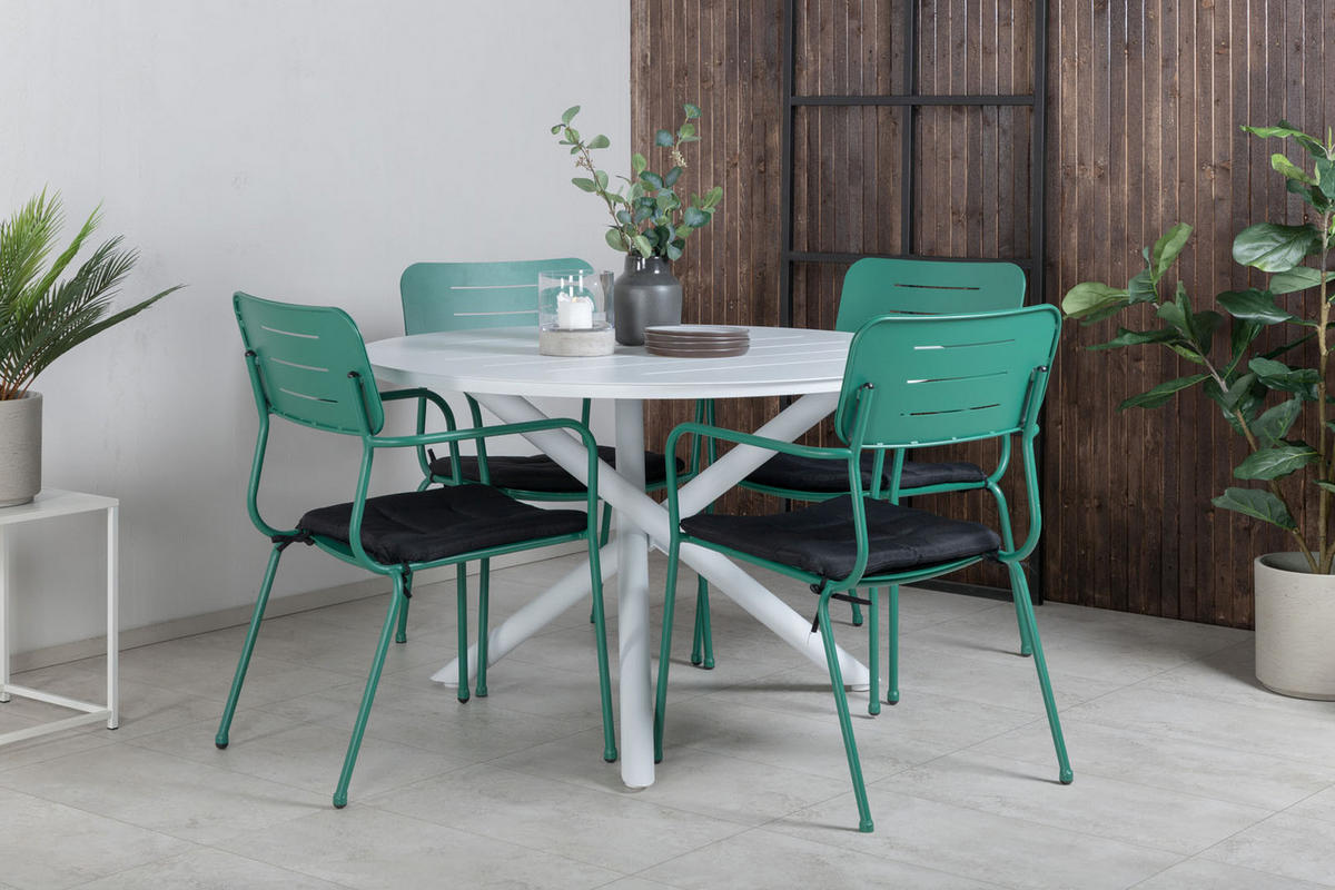 GARTENSTUHL 2er Set Grün - Grün, Holzwerkstoff (56/89/62cm) - ebuy24
